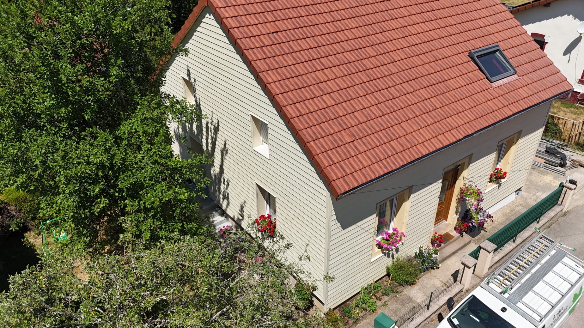 Réfection toiture avec pose de Velux
