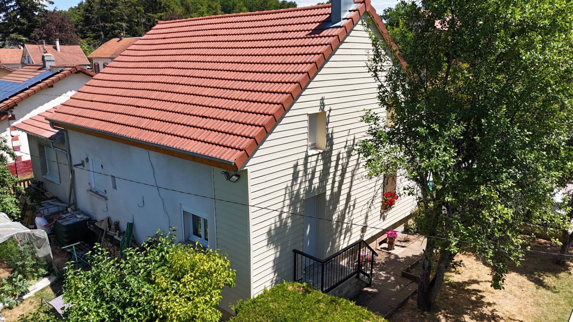 Rénovation complète toiture tuiles