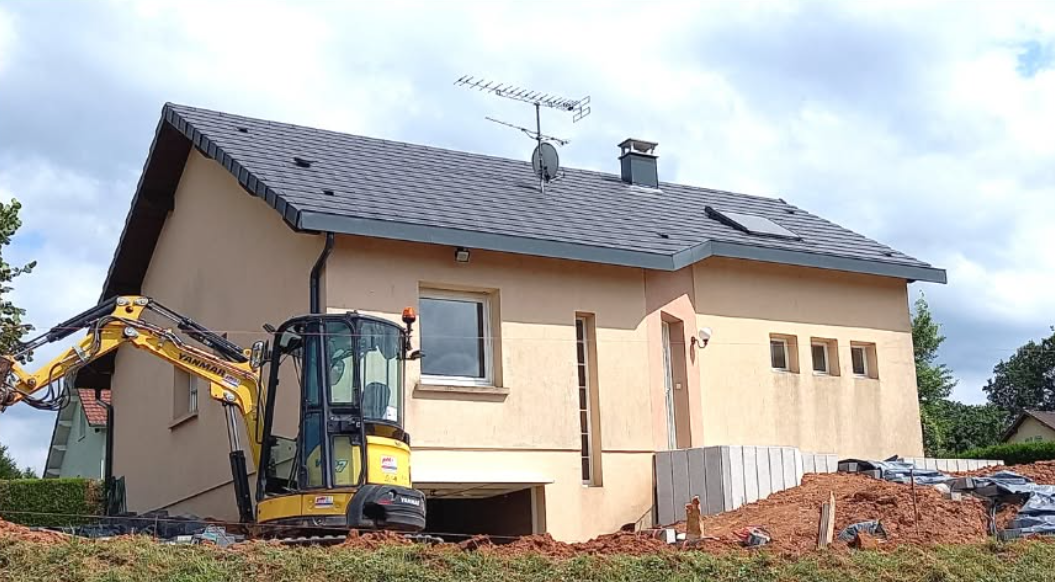 Construction neuve — couverture ardoise